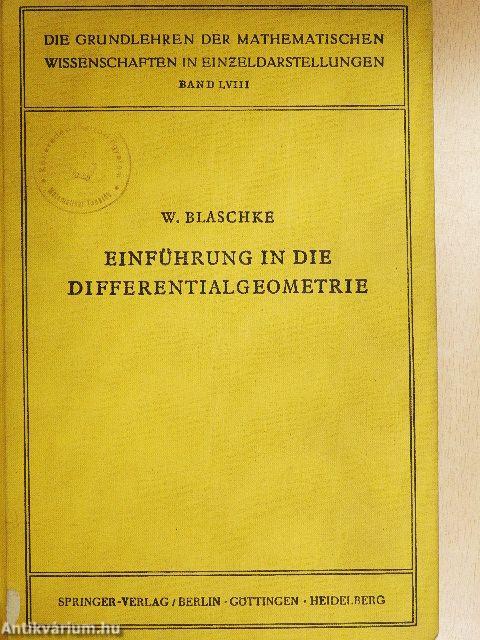 Einführung in die Differentialgeometrie