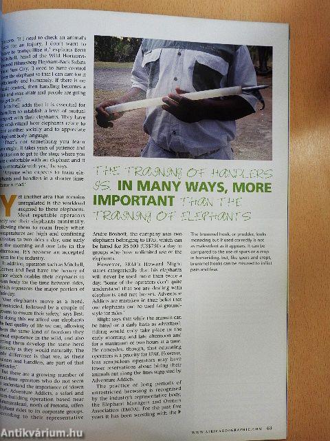 Africa Geographic August 2006