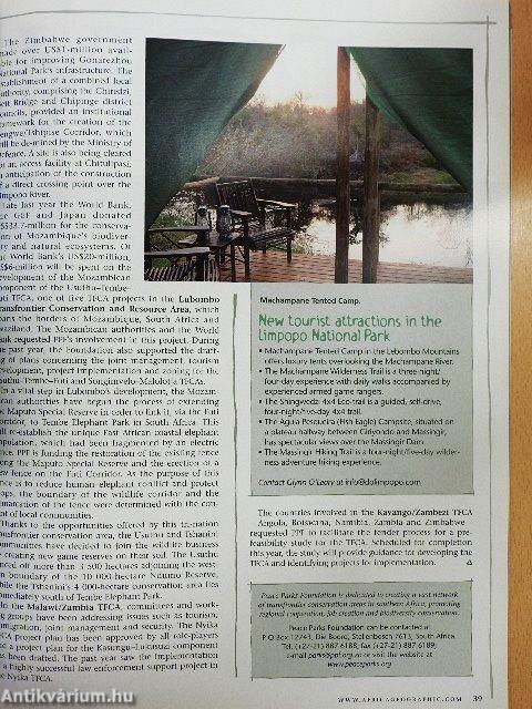 Africa Geographic August 2006