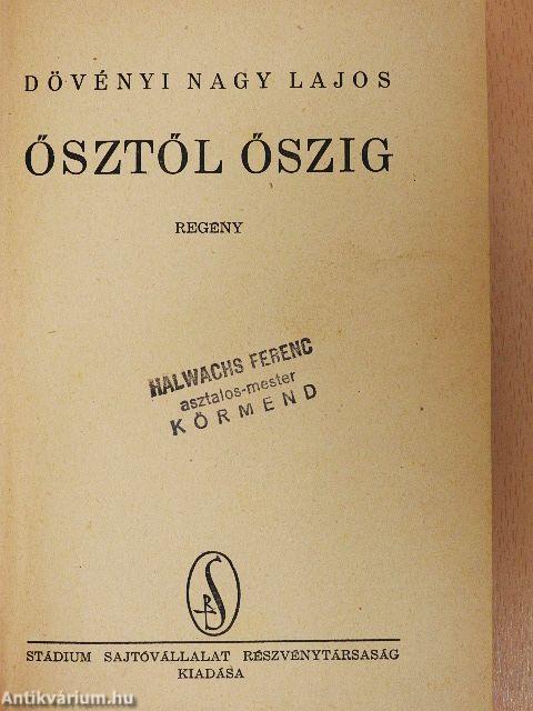Ősztől őszig