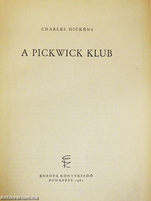 A Pickwick Klub