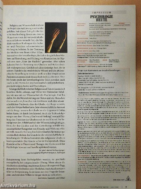 Psychologie Heute Juli 2005