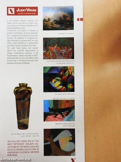 High Quality 19th and 20th Century Hungarian Painting and Art Nouveau Zsolnay Ceramics