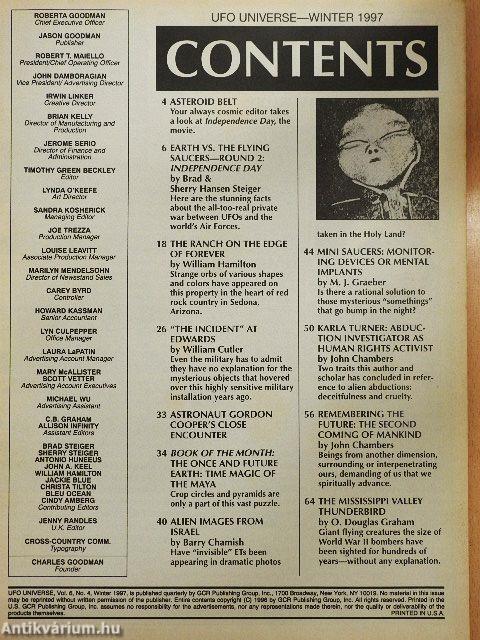 UFO Universe Winter 1997