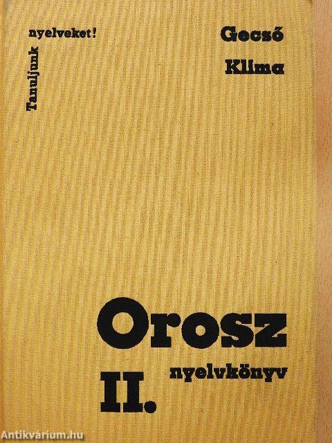 Orosz nyelvkönyv II.