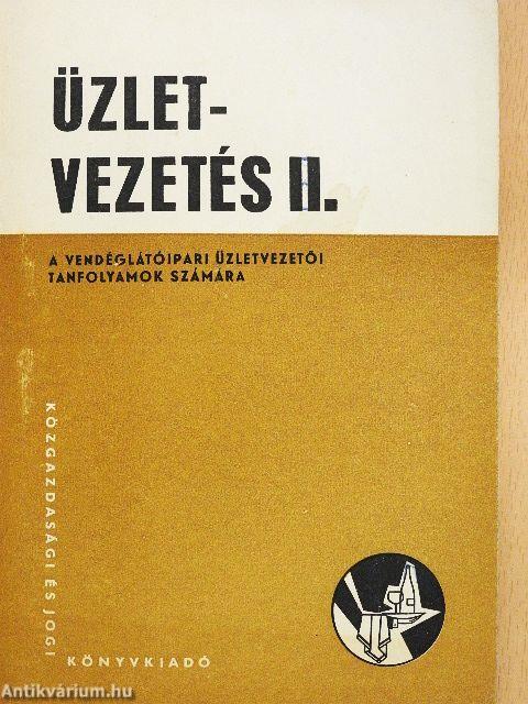Üzletvezetés II.