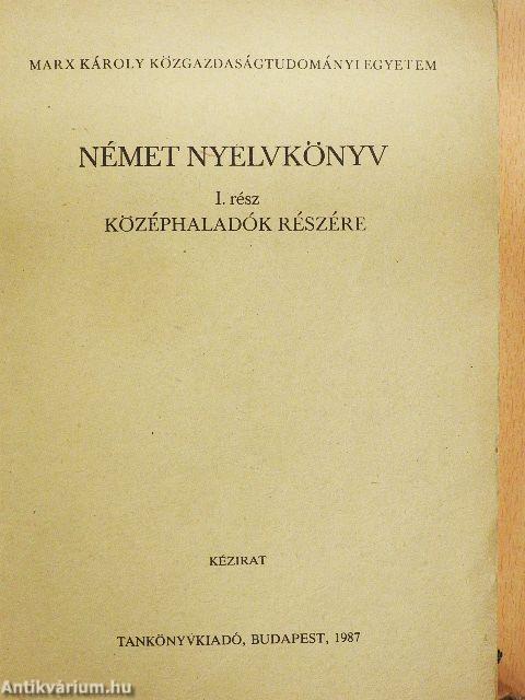 Német nyelvkönyv I.