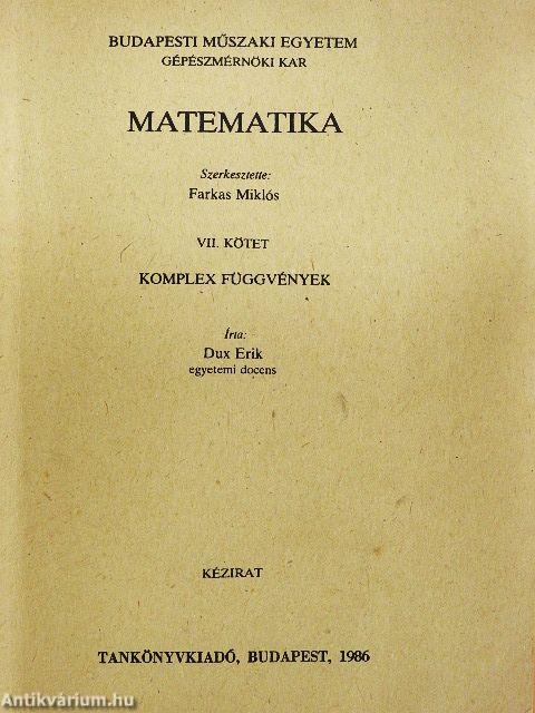 Matematika VII.
