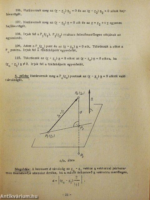 Matematikai példatár III.