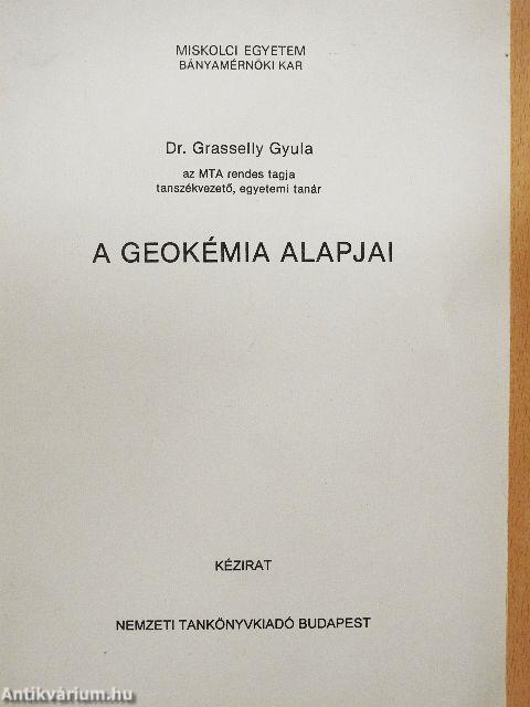 A geokémia alapjai