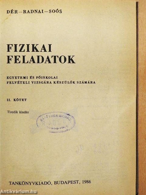 Fizikai feladatok II.