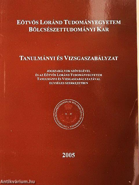 Tanulmányi és vizsgaszabályzat