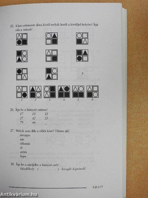 Intelligencia teszt I. Q.