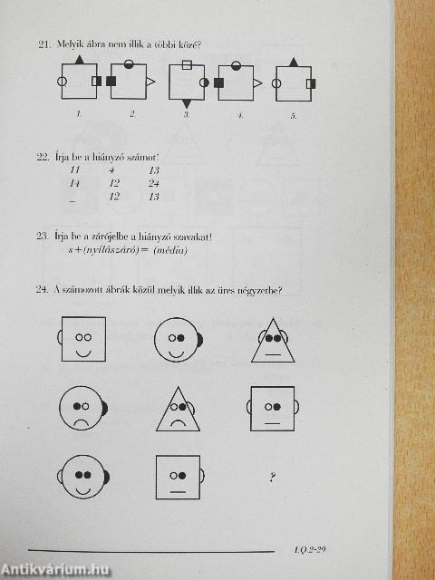 Intelligencia teszt I. Q.