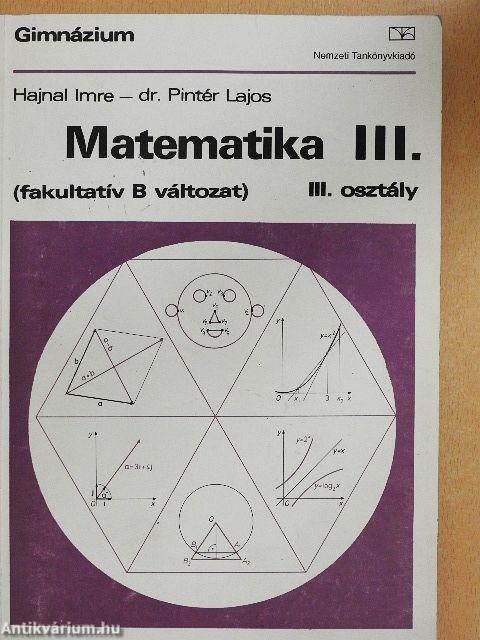 Matematika III.