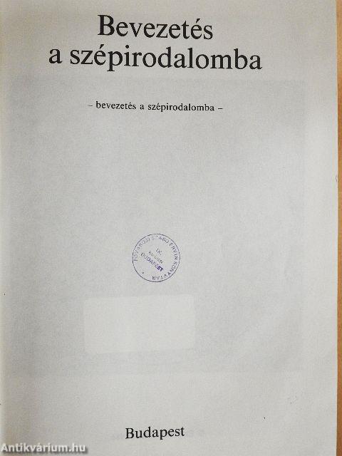 Bevezetés a szépirodalomba