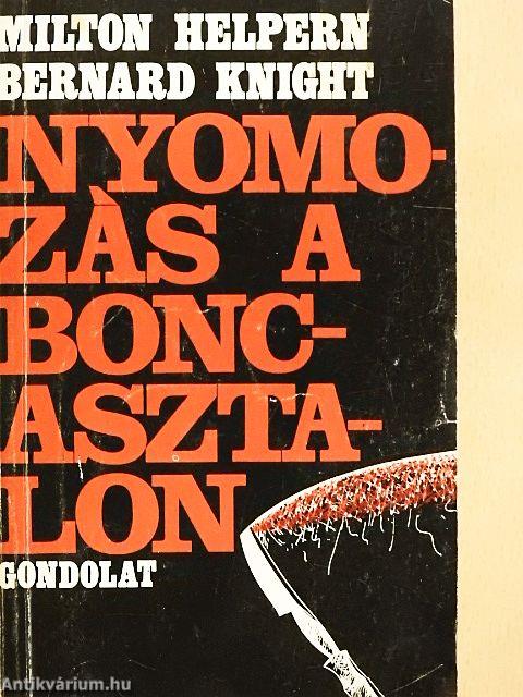 Nyomozás a boncasztalon