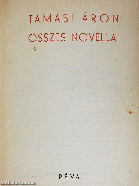 Tamási Áron összes novellái
