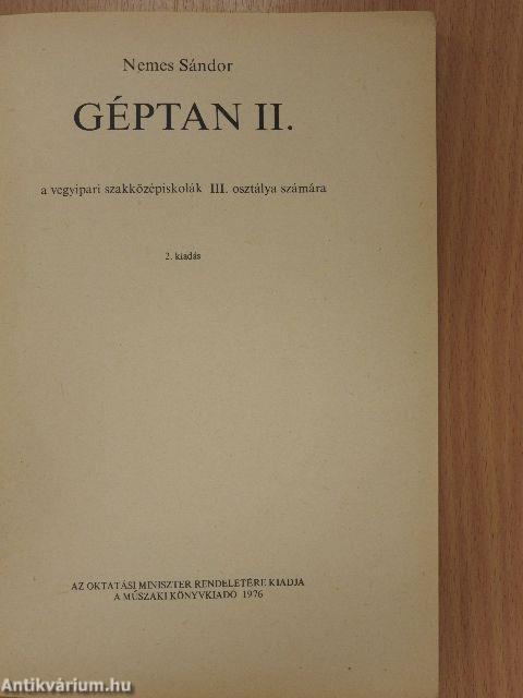 Géptan II.