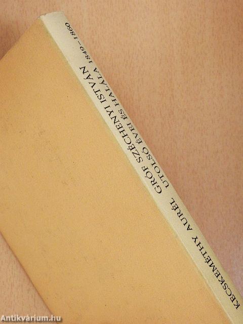 Gróf Széchenyi István utolsó évei és halála