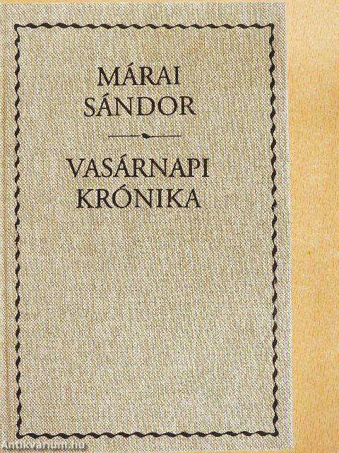 Vasárnapi krónika