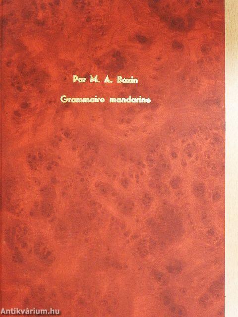 Grammaire Mandarine