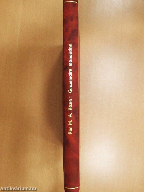 Grammaire Mandarine
