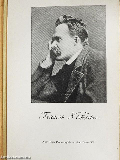 Friedrich Nietzsche Werke Auswahl in zwei Bänden I-II. (gótbetűs)