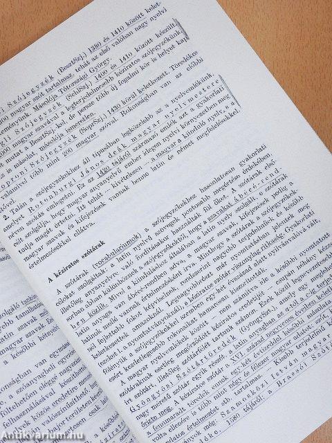 A magyar nyelv története