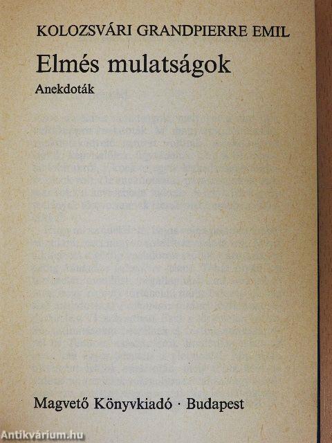Elmés mulatságok