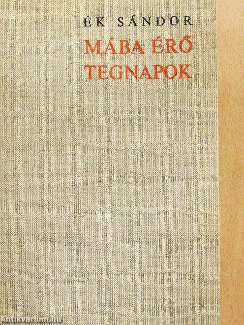 Mába érő tegnapok
