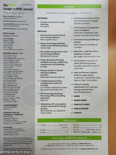 The Rehva European HVAC Journal May 2014