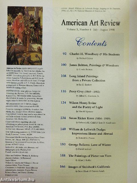 American Art Review July-August 1998