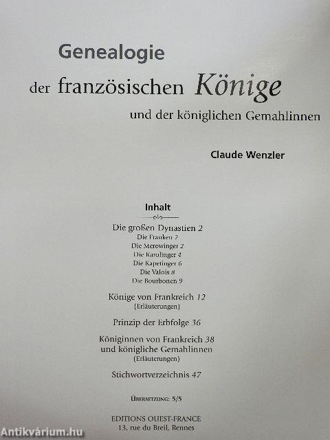 Genealogie der französischen Könige und der königlichen Gemahlinnen