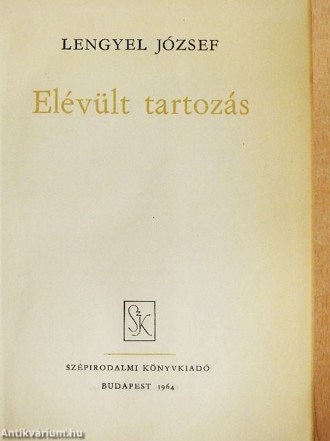 Elévült tartozás
