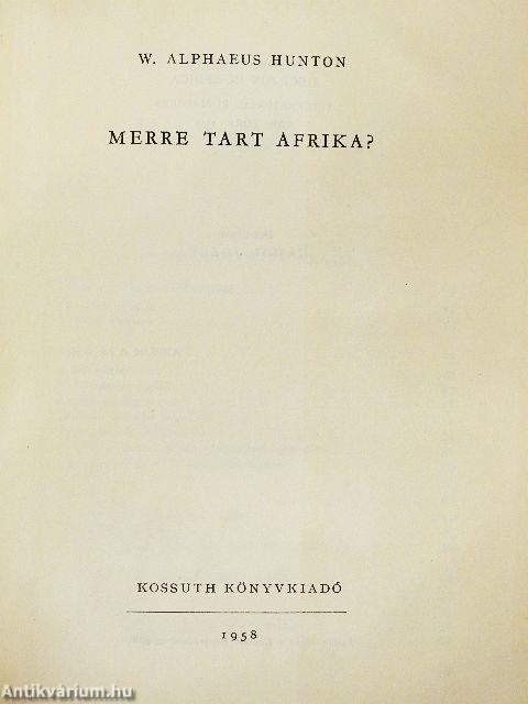 Merre tart Afrika?