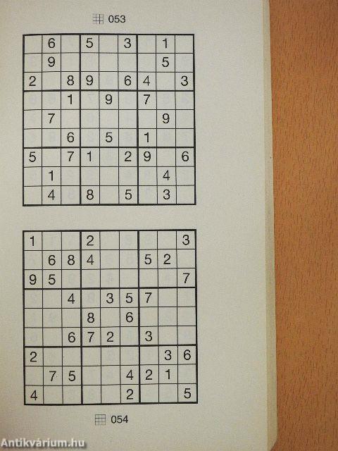365 sudoku kezdőknek