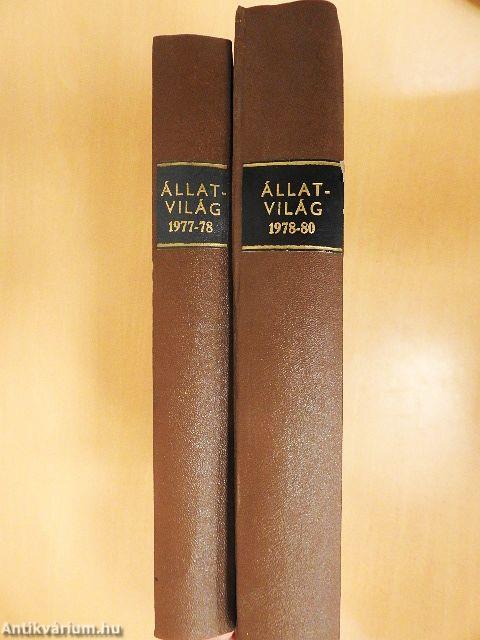 Állatvilág 1977/1-9., 1978. (nem teljes évfolyam), 1979-1980/1-12. I-II.