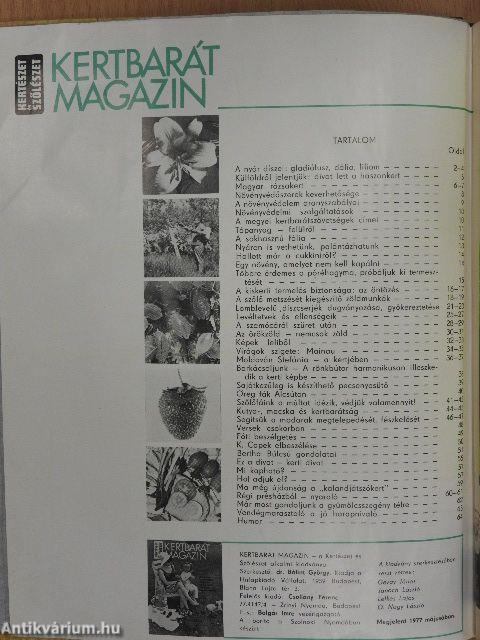 Kertbarát Magazin 1977-1980. 