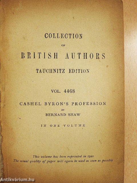 Cashel Byron's Profession/Saint Joan