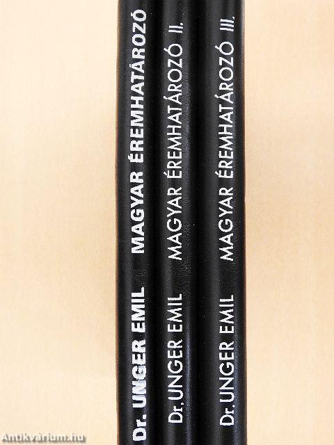 Magyar éremhatározó I-III.