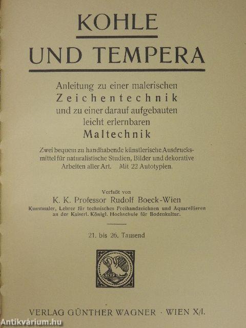 Technik der Malerei mit einer kurzgefaßten Farbenlehre/A képnézés és képalkotás művészete/Kohle und Tempera/Aquarellmalerei/Ölmalerei