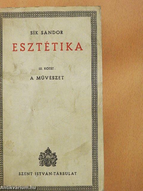 Esztétika III.
