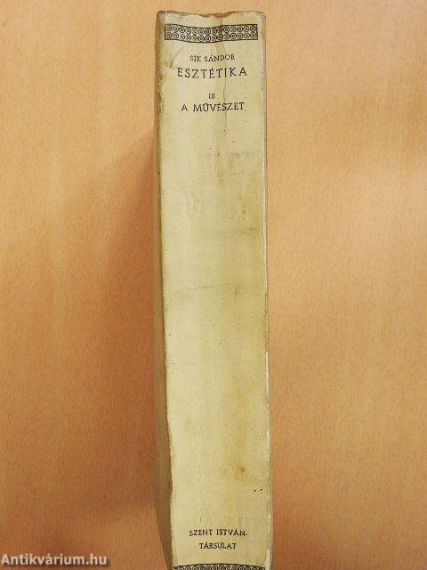 Esztétika III.
