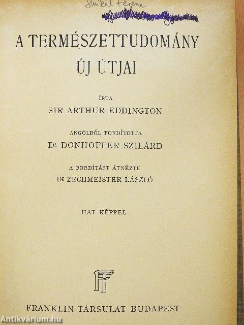 A természettudomány új útjai