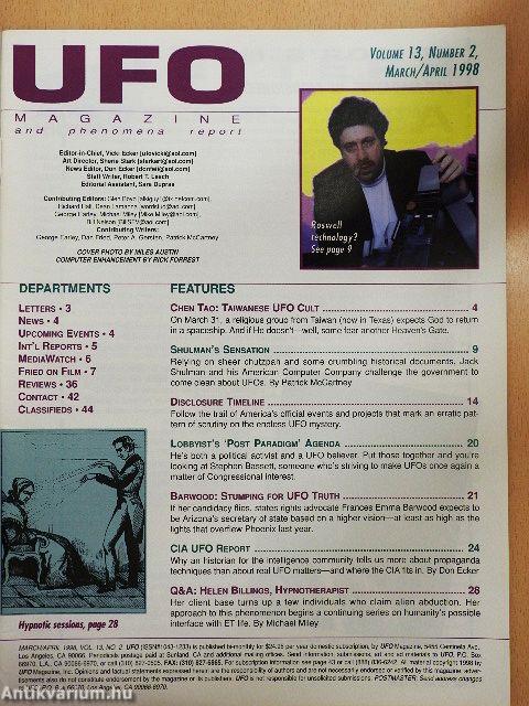 UFO Magazine March/April 1998