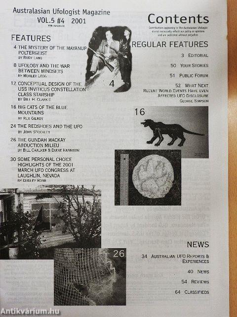 The Australasian Ufologist Magazine 4/2001