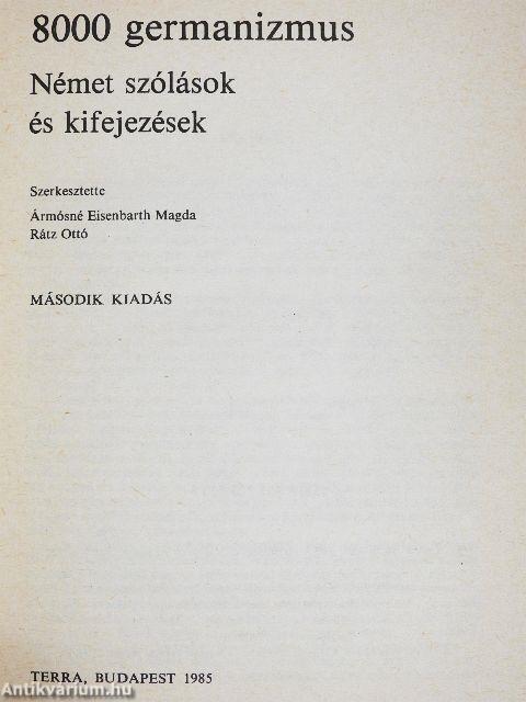 8000 germanizmus