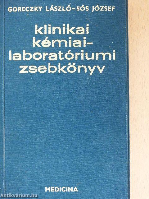 Klinikai kémiai-laboratóriumi zsebkönyv