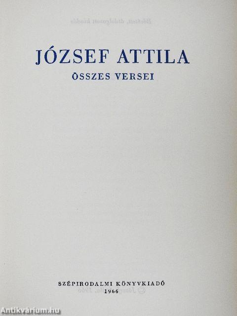 József Attila összes versei